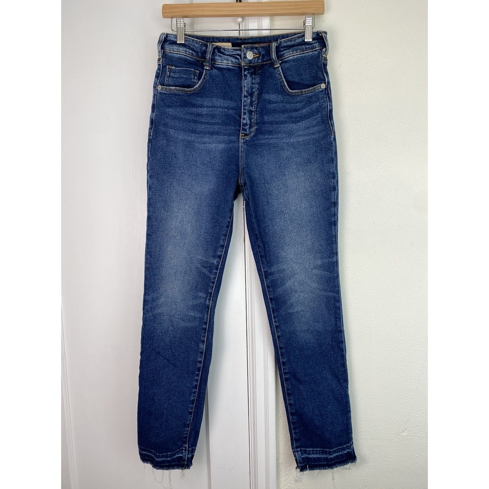 Anthropologie PILCRO Women's 29 Cigarette High Rise Raw Hem Skinny Jeans